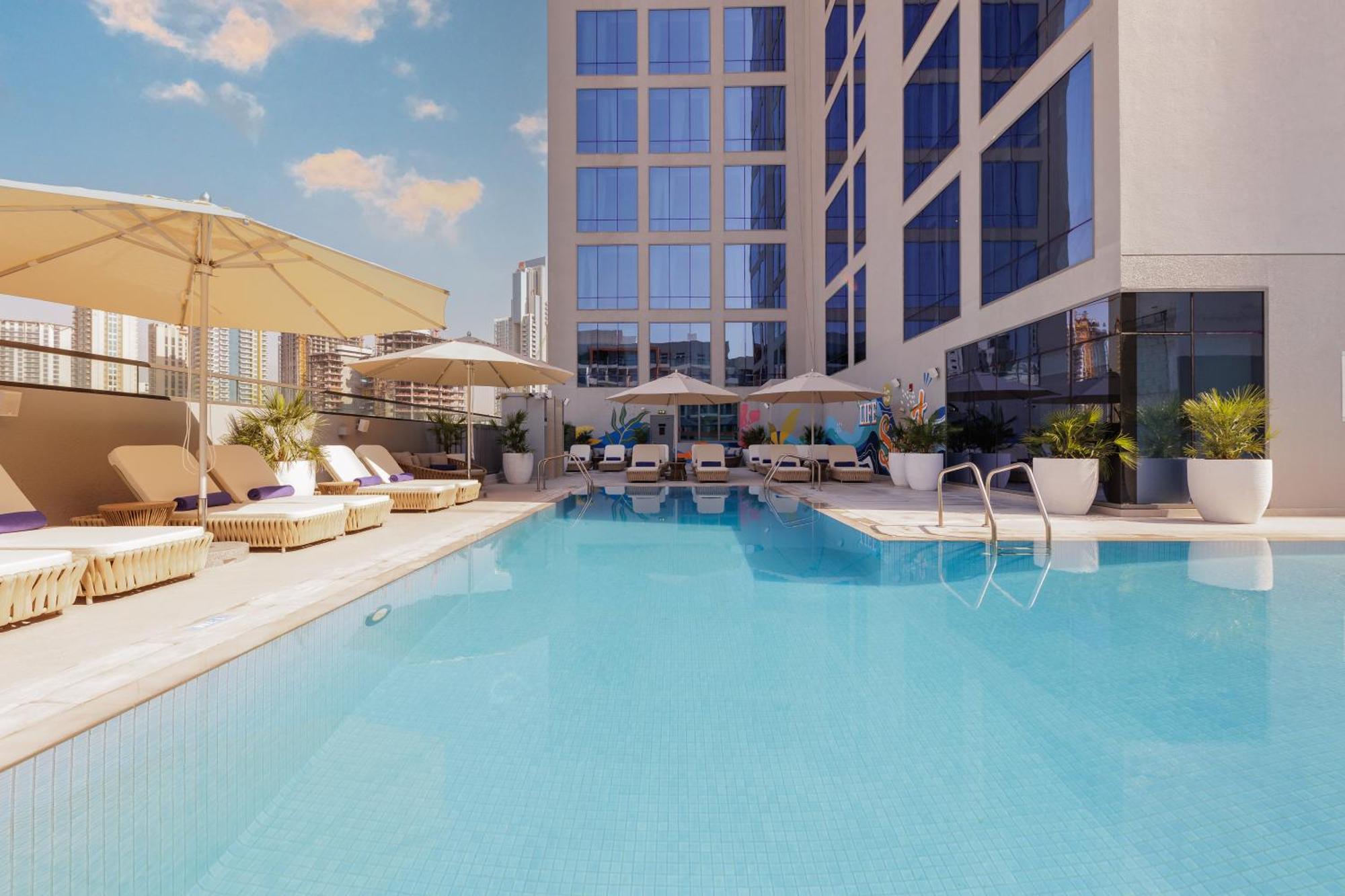 Hotel Avalon Dubai Jumeirah Village Circle Esterno foto